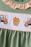Green farm embroidery bloomer set - Aaria Tees Aaria Tees