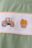 Green farm embroidery pants set - Aaria Tees Aaria Tees