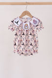 Pink Spooky embroidery bubble Aaria Tees