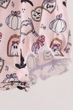 Pink Spooky embroidery bubble Aaria Tees