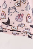 Pink Spooky embroidery bubble Aaria Tees