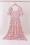 Jack-O-Lantern print tiered mom dress - Aaria Tees Aaria Tees