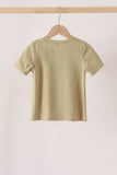 Sage pumpkin embroidery top - Aaria Tees Aaria Tees