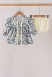 Vintage Floral Ruffle Bloomer Set Aaria Tees