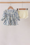 Vintage Floral Ruffle Bloomer Set Aaria Tees