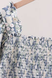 Vintage Floral Smocked Mom Dress Aaria Tees