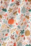 Sage pumpkin embroidery leaves dress Aaria Tees