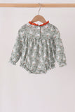 Grey goose applique ruffle bubble Aaria Tees