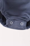 Navy goose applique bubble Aaria Tees