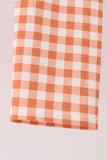 Navy goose applique gingham pants set - Aaria Tees Aaria Tees
