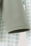 Green Gingham Pants Set Aaria Tees