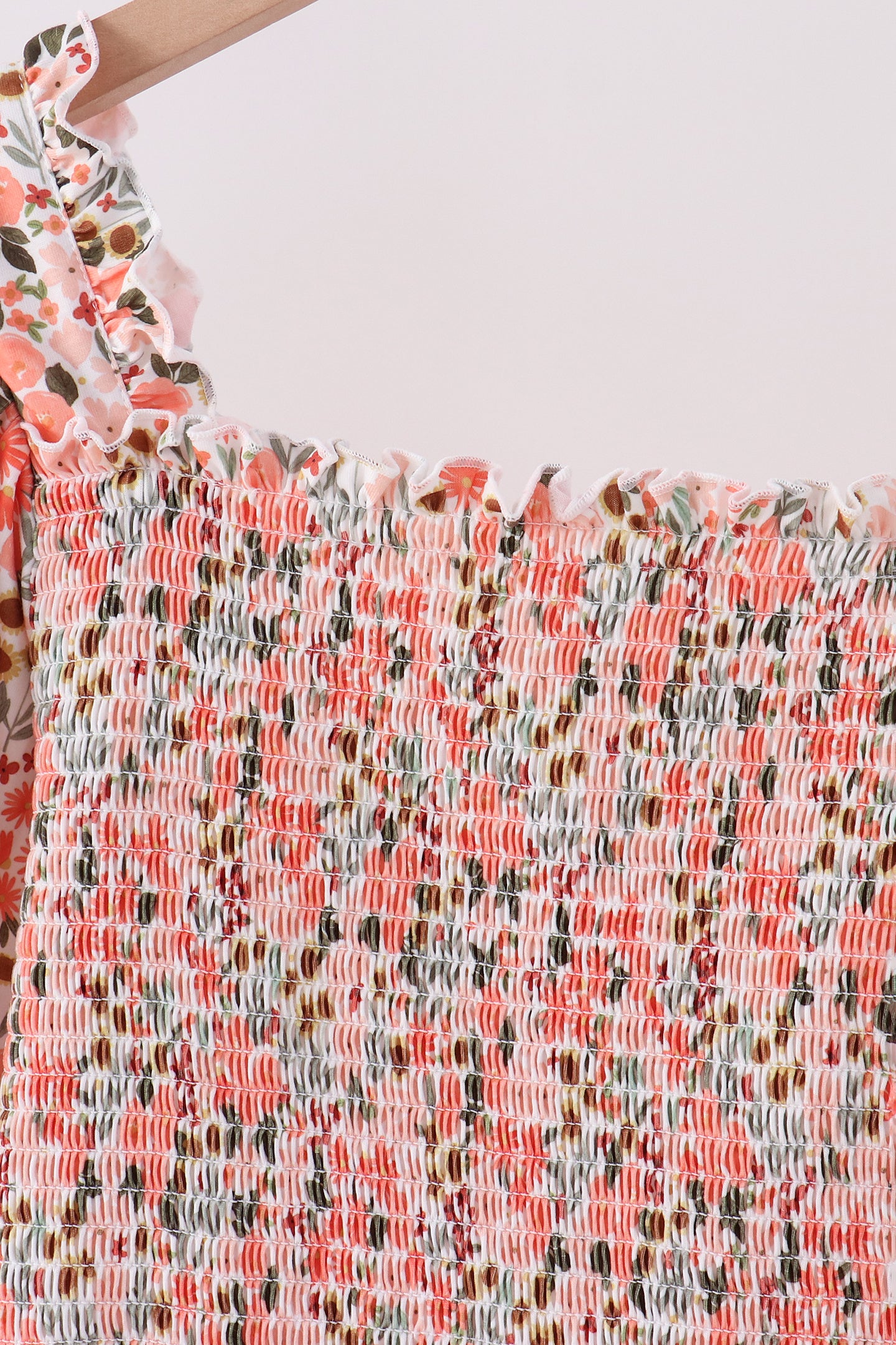 Floral smocked mom dress - Aaria Tees Aaria Tees