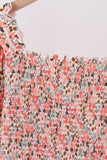 Floral smocked mom dress - Aaria Tees Aaria Tees