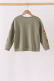 Green turkey sequin mom&me top - Aaria Tees Aaria Tees