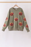 Green turkey sequin mom&me top - Aaria Tees Aaria Tees