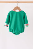 Green christmas tree applique bubble Aaria Tees