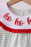 Sage santa applique gingham ruffle pants set - Aaria Tees Aaria Tees