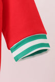Red Christmas Tree Embroidery Romper - Aaria Tees Aaria Tees