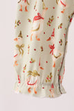 Goose embroidery ruffle bow romper - Aaria Tees Aaria Tees