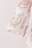 Pink horse ruffle bubble - Aaria Tees Aaria Tees