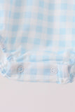Pumpkin Pie Embroidery Gingham Bubble Aaria Tees