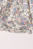 Blue turkey embroidery bubble Aaria Tees