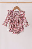 Pink leopard rufle bubble Aaria Tees