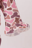 Pink leopard rufle bubble Aaria Tees
