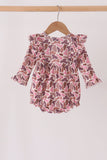 Pink leopard rufle bubble Aaria Tees