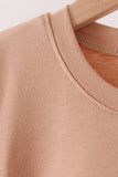 Brown deer embroidery top - Aaria Tees Aaria Tees