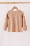 Brown deer embroidery top - Aaria Tees Aaria Tees