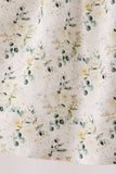 Sage floral smocked ruffle dress Aaria Tees