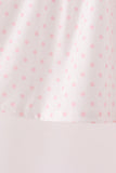 Pink french knot dot pants set - Aaria Tees Aaria Tees