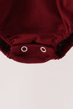 Brown Pumpkin Embroidery Hoodie Bubble - Aaria Tees Aaria Tees