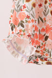 Green floral bow bubble Aaria Tees