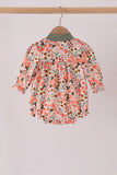 Green floral bow bubble Aaria Tees