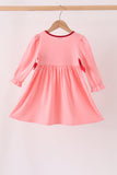 Pink turkey embroidery dress Aaria Tees