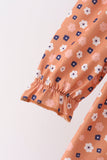 Fall floral print bloomer set - Aaria Tees Aaria Tees