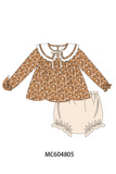 Fall floral print bloomer set Aaria Tees