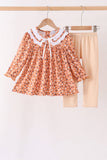 Fall floral print pants set - Aaria Tees Aaria Tees
