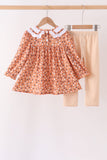Fall floral print pants set - Aaria Tees Aaria Tees