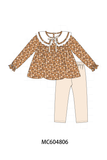 Fall floral print pants set Aaria Tees