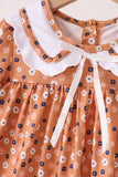 Fall floral print dress - Aaria Tees Aaria Tees