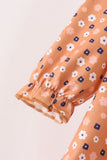 Fall floral print dress - Aaria Tees Aaria Tees