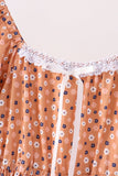 Fall floral print mom dress - Aaria Tees Aaria Tees