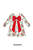 Red Santa Bow Lace Dress Aaria Tees