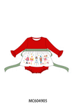Red Nutcracker Ruffle Bubble Aaria Tees