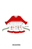 Red Nutcracker Ruffle Dress - Aaria Tees Aaria Tees