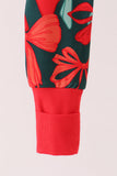 Forest Bow Zip Bamboo Romper Aaria Tees