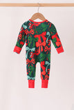 Forest Bow Zip Bamboo Romper Aaria Tees
